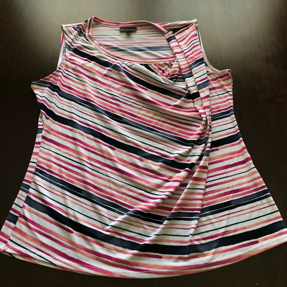 🚨 Worthington - multi stripe blouse - Picture 1 of 3